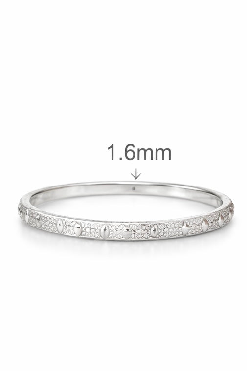 Sterling Silver Textured Stacking Ring, Minimalist Thin Band Ring, Handmade Silver Ring, Dainty Everyday Ring, Coastal Inspired Jewelry