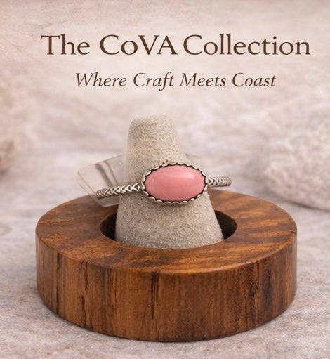 OOAK Pink Australian Opal Ring Size 6.5 Sterling Silver 9x7mm Natural Opal Stacking Ring
