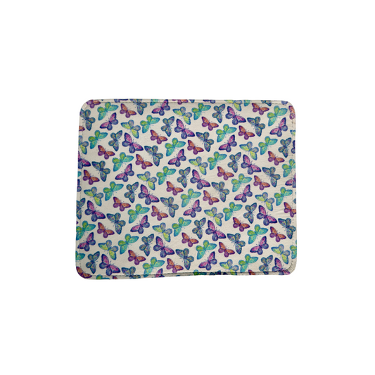 Boho Leather Butterfly Mouse Pad